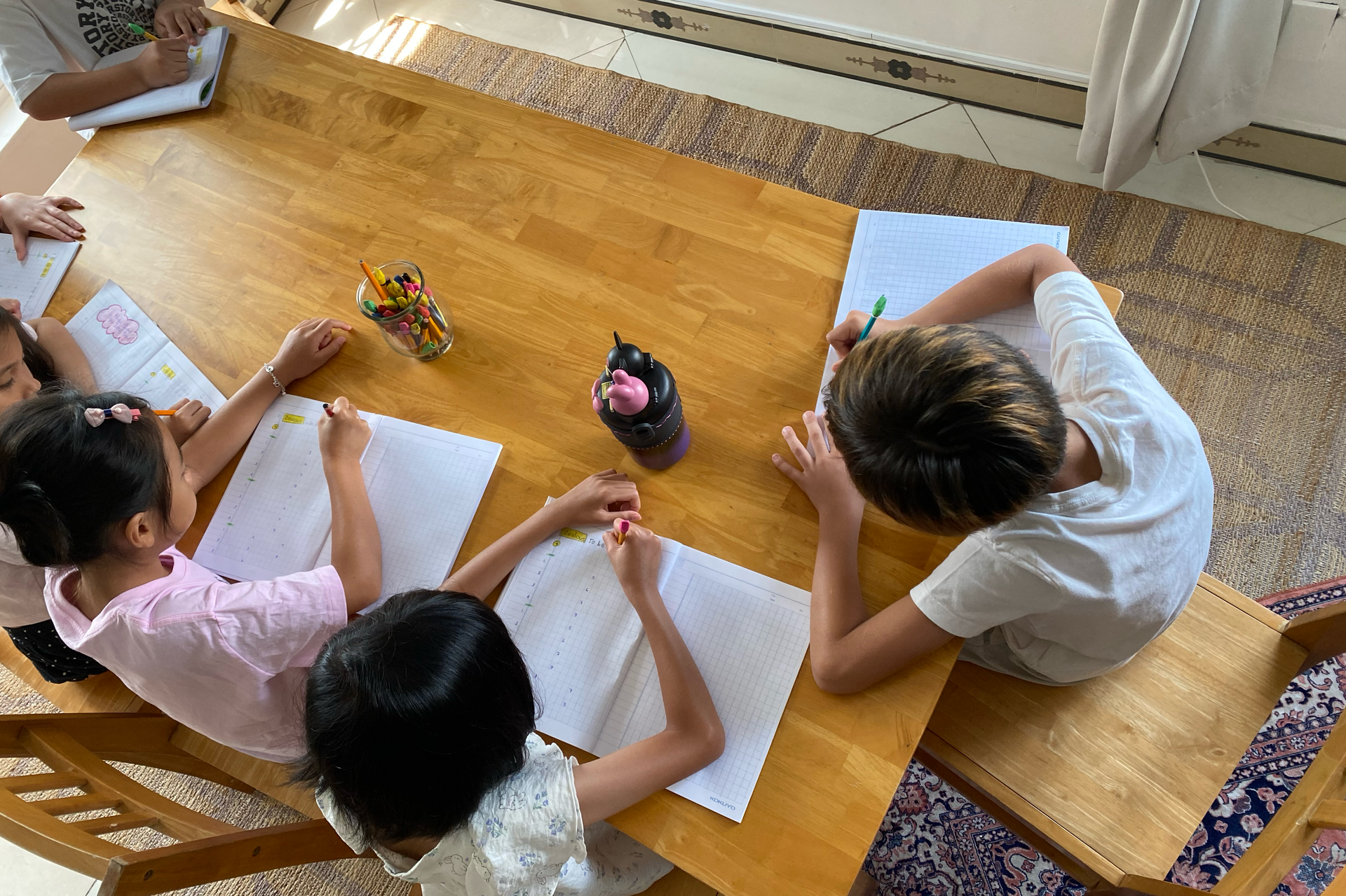 Children Studying at Spark Vietnam English Learning Center