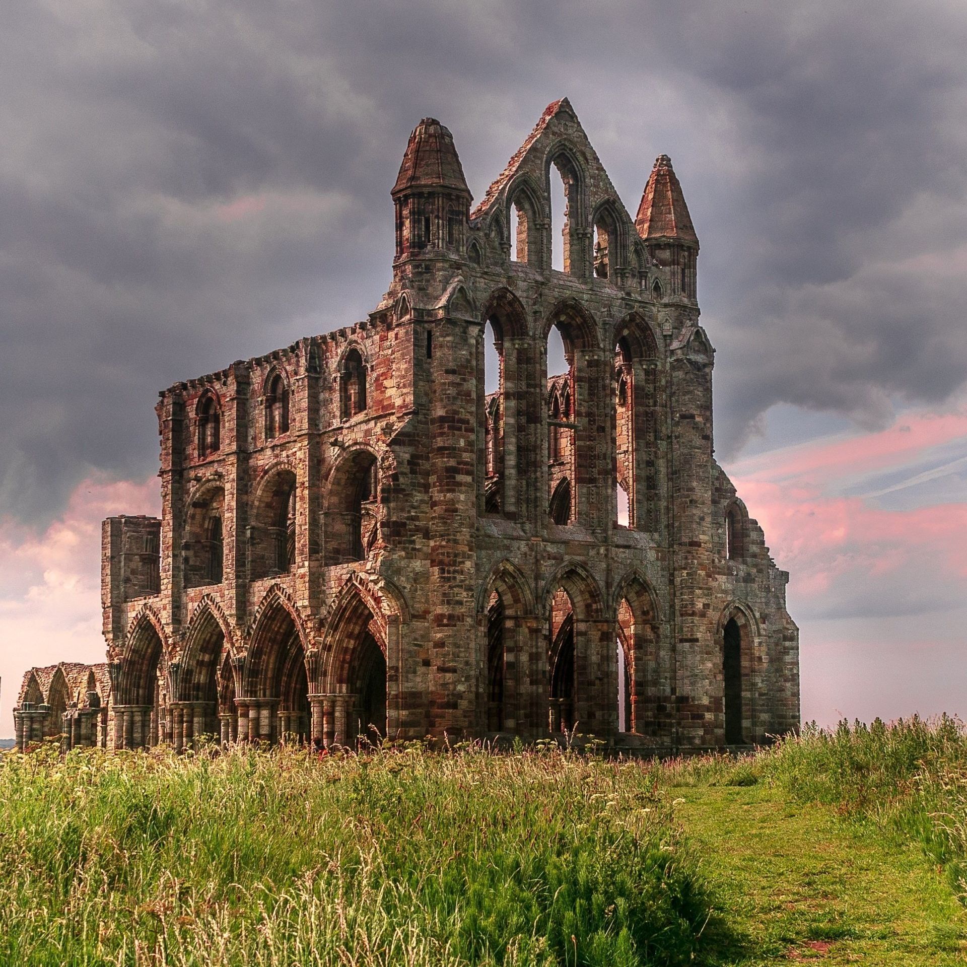 an old church that was a predecessor to concrete