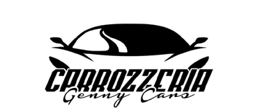 Un logo in bianco e nero per la carrozzeria Genny Cano