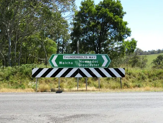 Road Sign for Walcha — Capitol Glass in Gunnedah, NSW