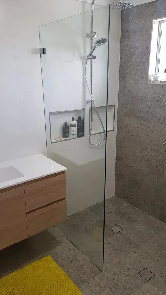 Glass Divider in Shower  — Capitol Glass in Taminda, NSW