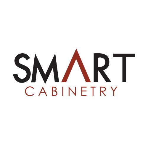 A smart cabinetry logo on a white background.