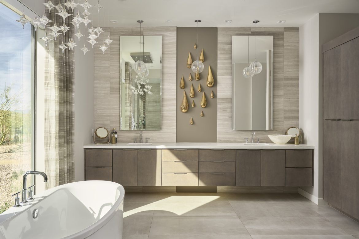 bathroom vanity open space concept