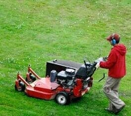 Mowing a Lawn - Lawn Maintenance