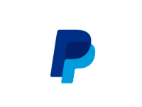Paypal logo: Blue letter 