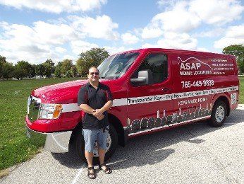 Our owner and mobile lock shop, locksmith services Dayton, IN / mobile locksmith Dayton, IN