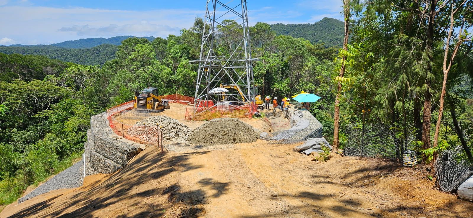 Construction Site on a Hillside — STJ Earthmoving in Mareeba, QLD