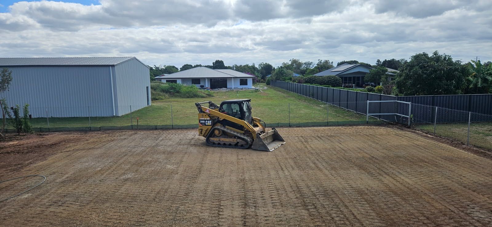 A Bulldozer on a Graded Lot, Preparing Land for Construction — STJ Earthmoving in Mareeba, QLD