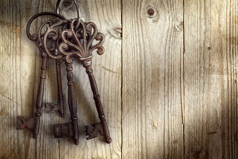 Skeleton Keys — Three Hanging Skeleton Keys in Philadelphia, PA