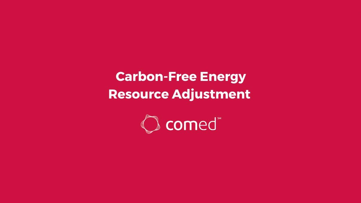 The Carbon-Free Energy Resource Adjustment from ComEd 2024