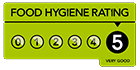 food hygiene rating 5