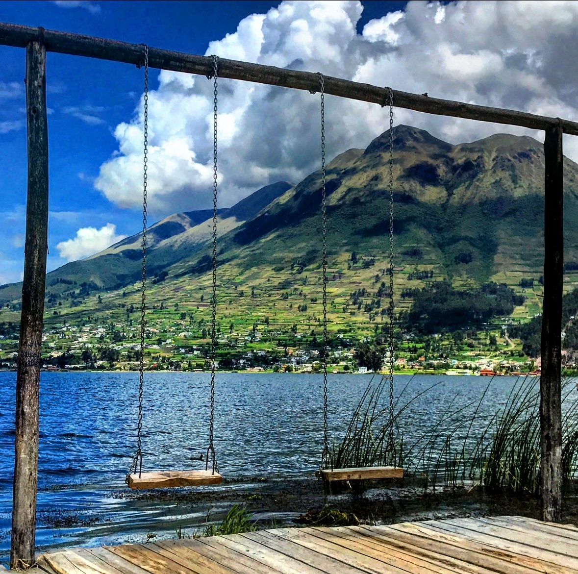 Mountain And Swingset