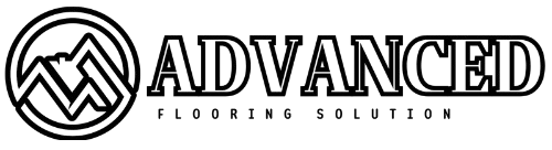 Logo for Advanced Flooring Solution with a mountain-like graphic inside a circle and the company name.