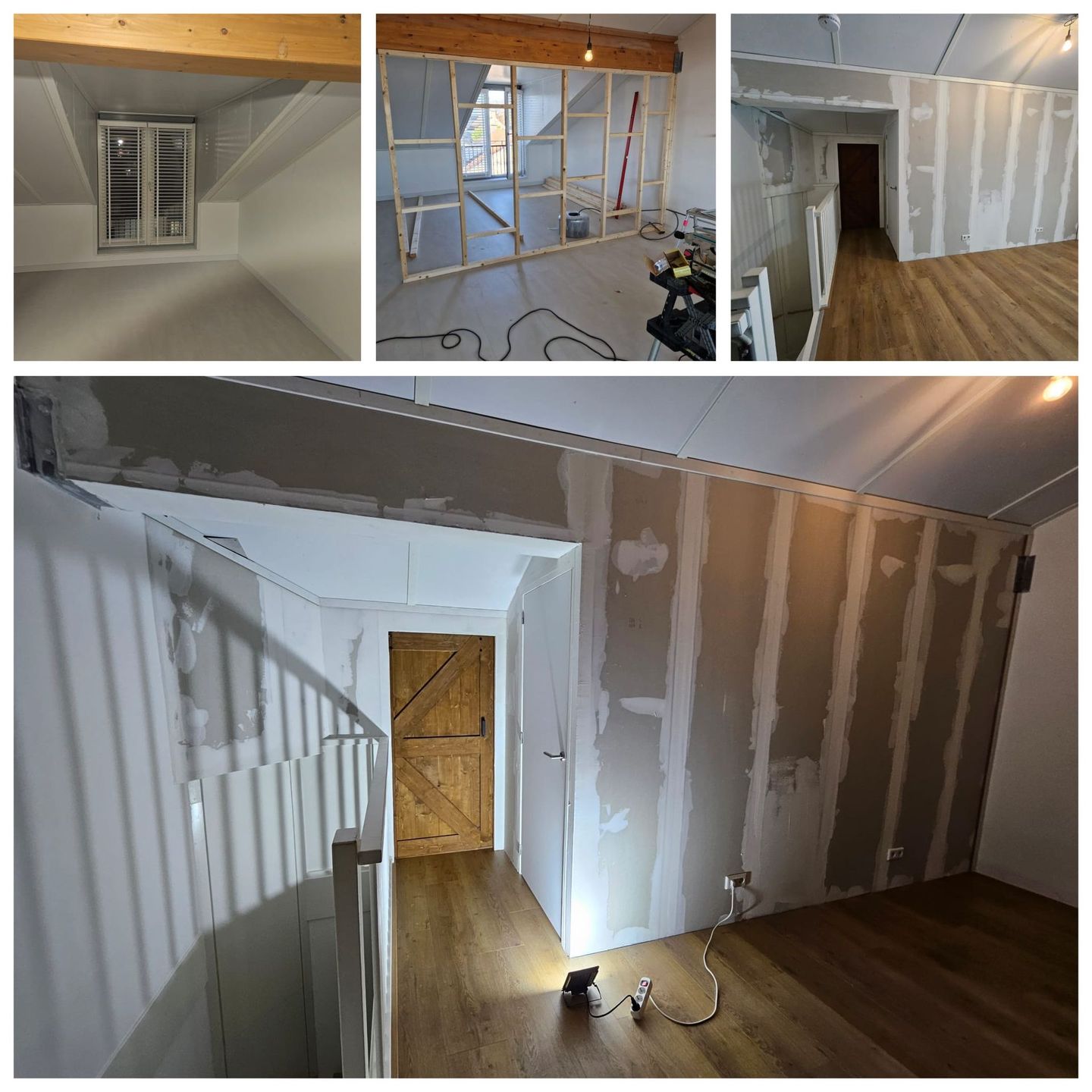 Inbouw kast maken zolder