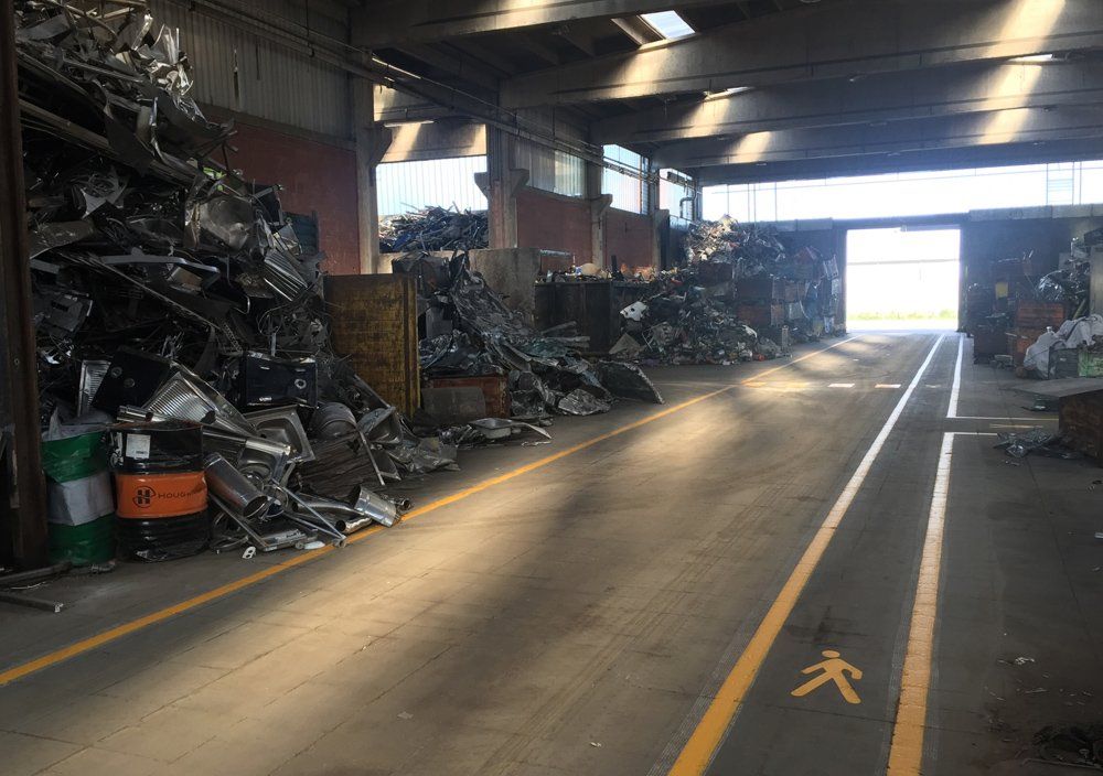 Magazzino per rifiuti