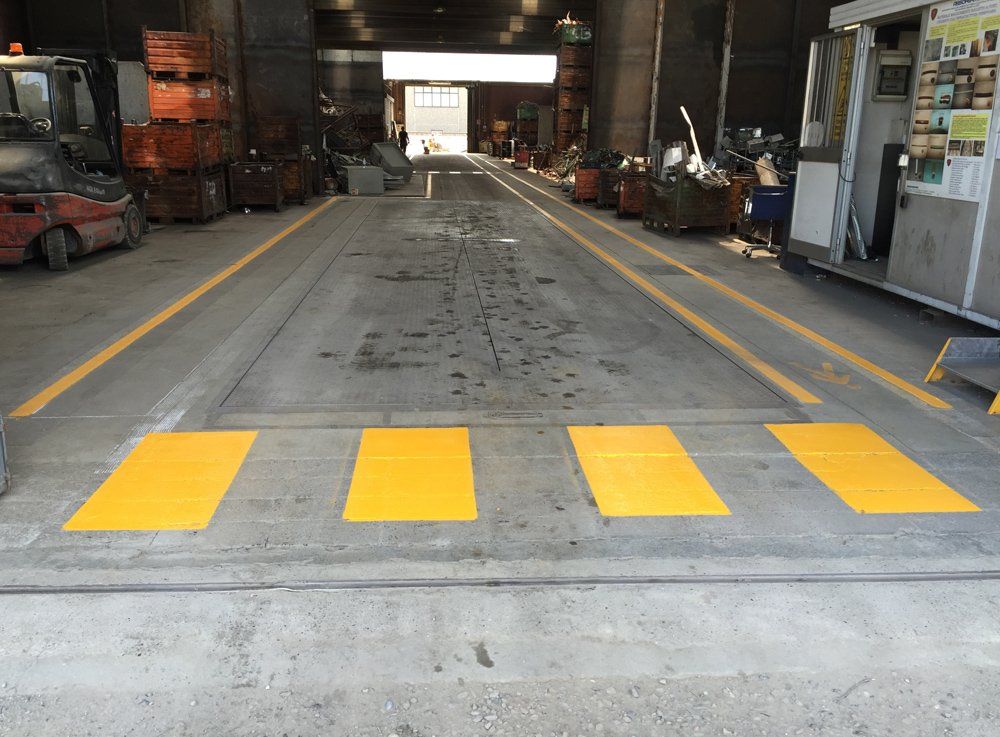 Magazzino per rottami ferrosi