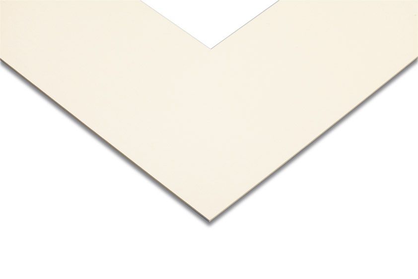 A piece of white paper with a v-shaped corner on a white background.
