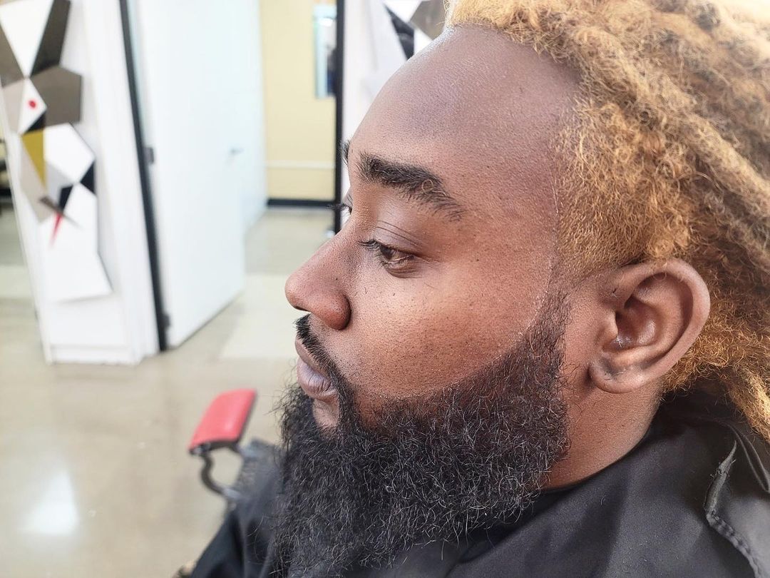 Man with a shapely beard