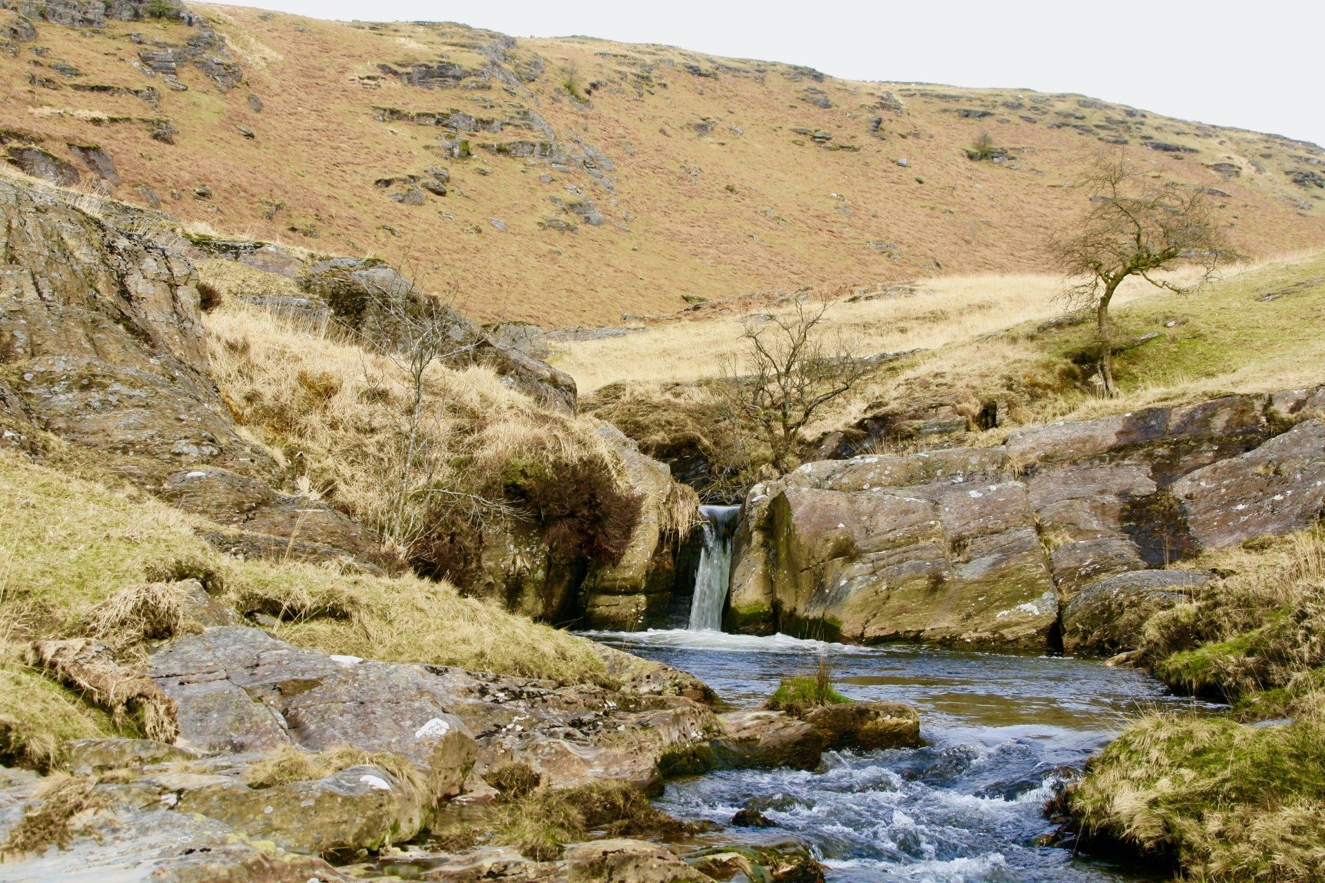 Waterfall Cwm Gwesyn National Trust