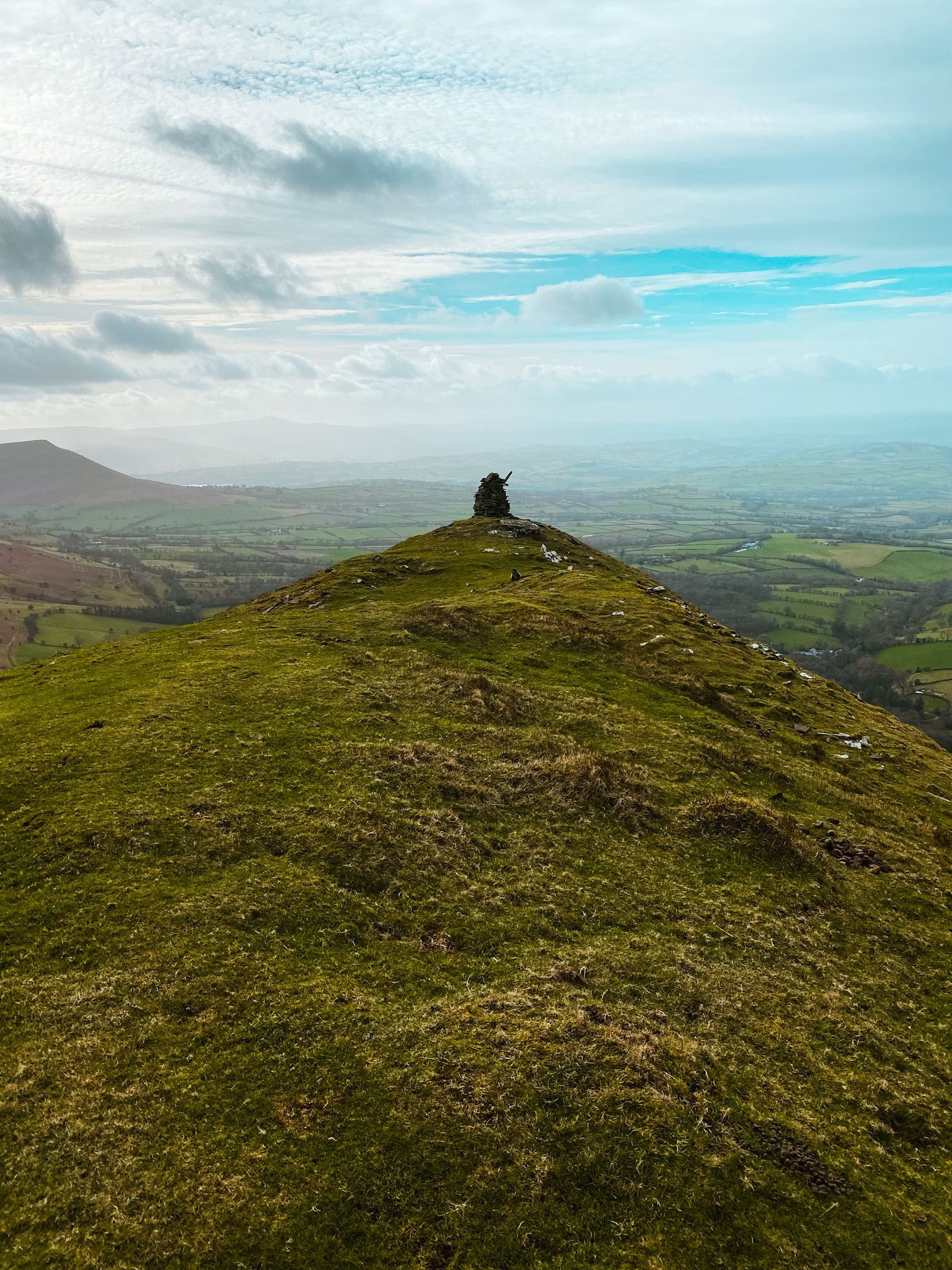 The Cairn at Mynydd Bychan
