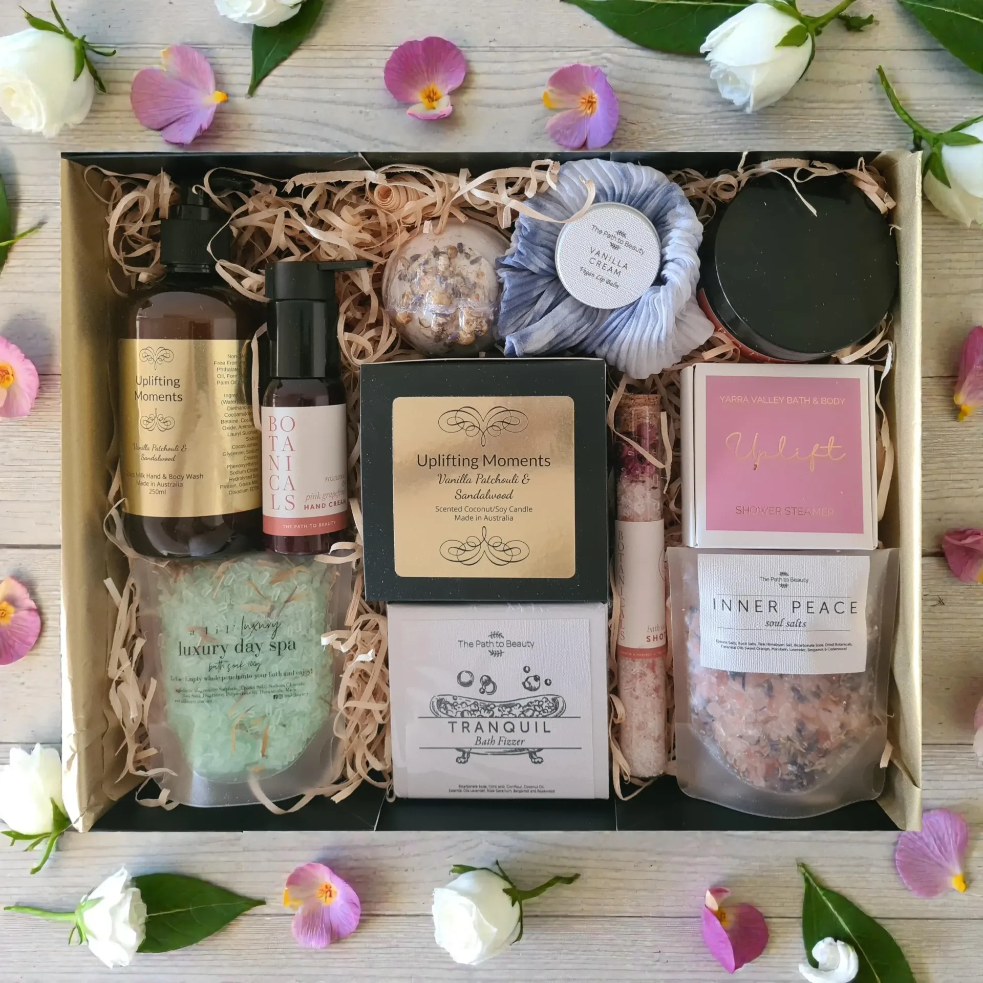 Luxury Day Spa Pamper Hamper, is a meticulously curated collection designed to transform any home into a tranquil sanctuary.