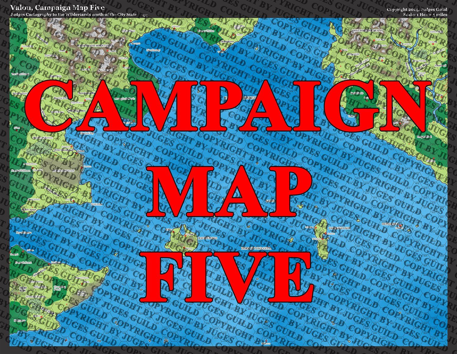 Wilderlands: Campaign Map Five