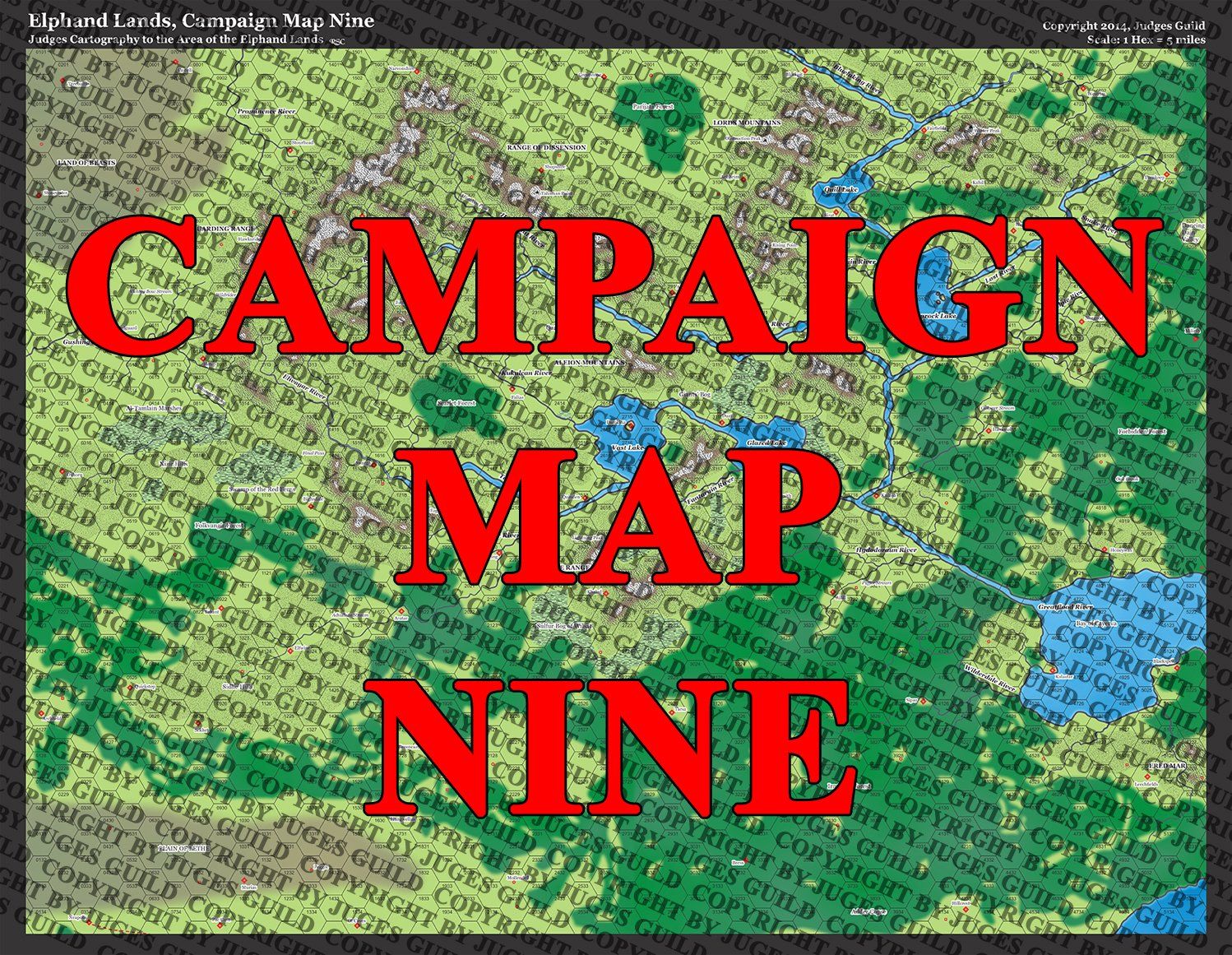 Wilderlands: Campaign Map Nine