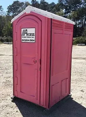 Porta-Jane Unit Closed Door — North Charleston, SC — Access Portable Toilets