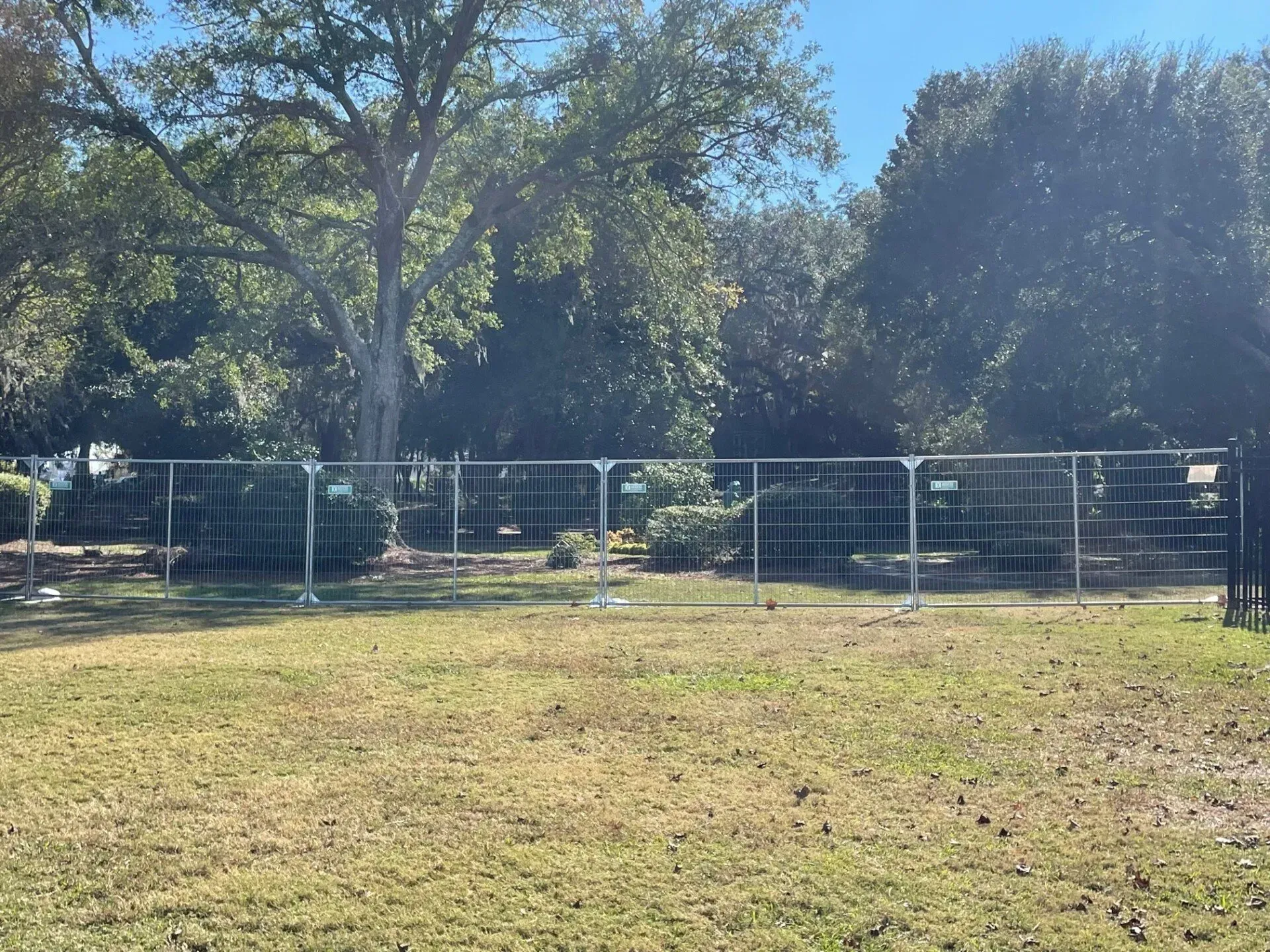 Grid Temporary Fence — North Charleston, SC — Access Portable Toilets