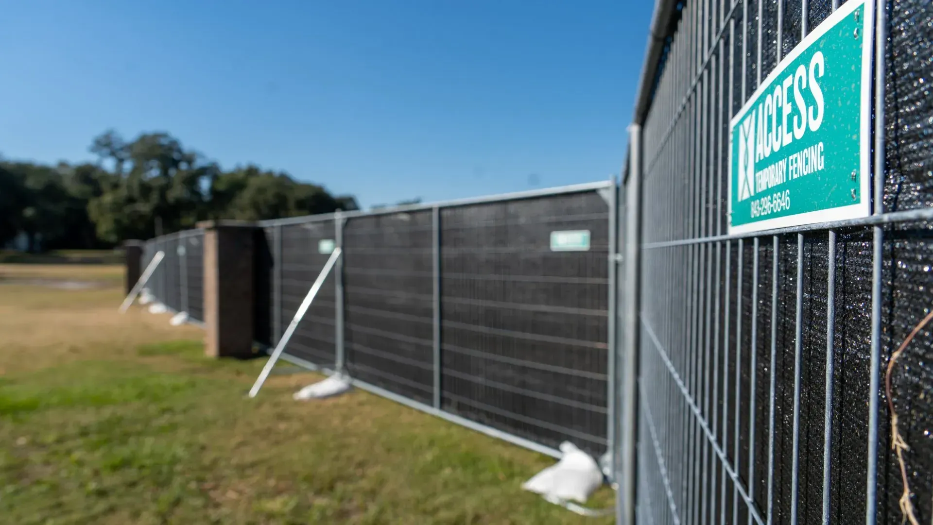 Temporary Fence — North Charleston, SC — Access Portable Toilets
