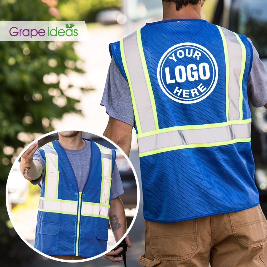 Blue Jacket with costumed logo