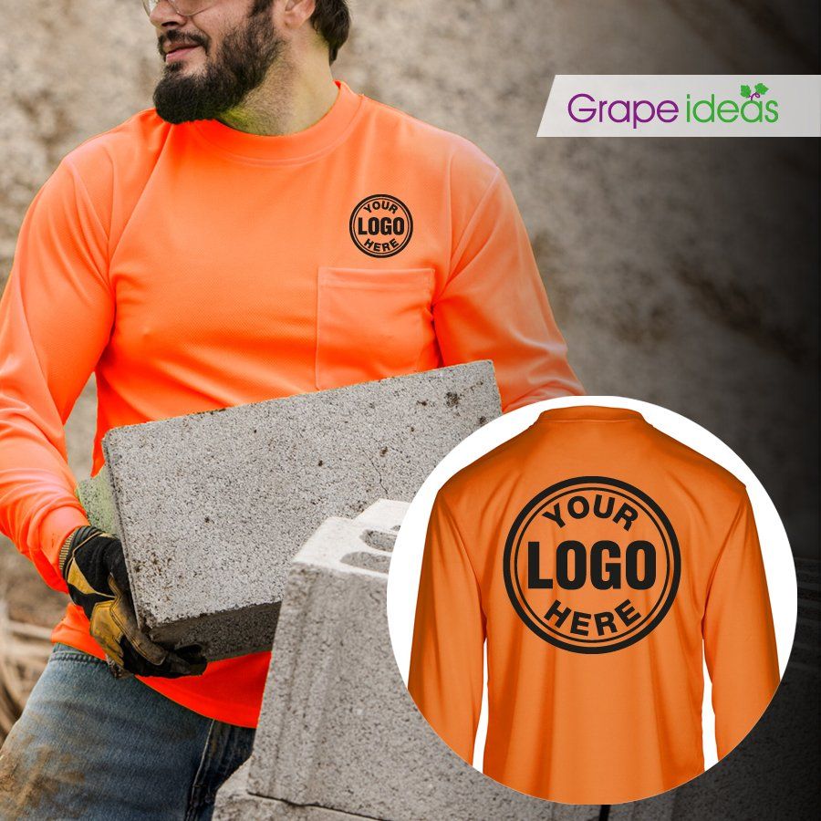 orange Jacket with costumed logo