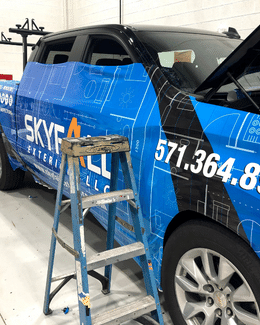 Vehicle Wrap Lettering