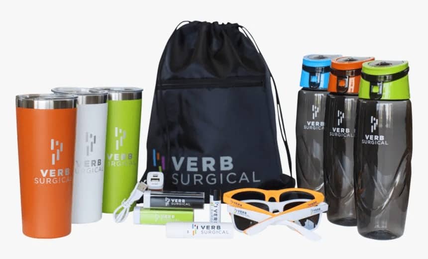 your brand on sport bags, glases, usb chargers and drinkwares