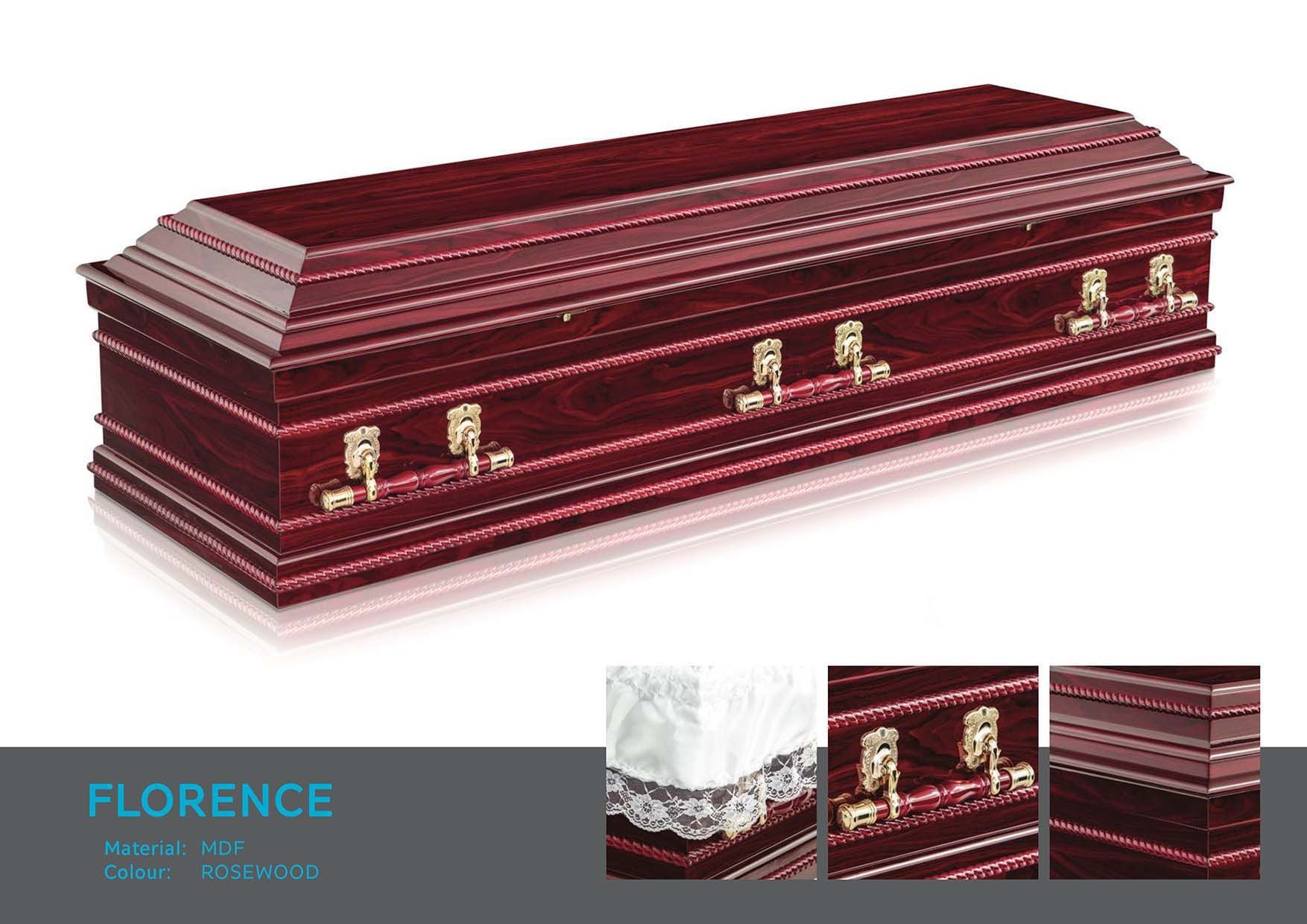 florence rosewood coffin