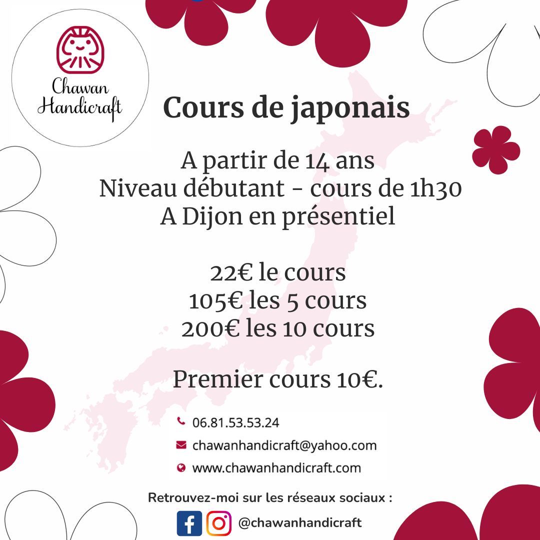 Cours de japonais à Dijon