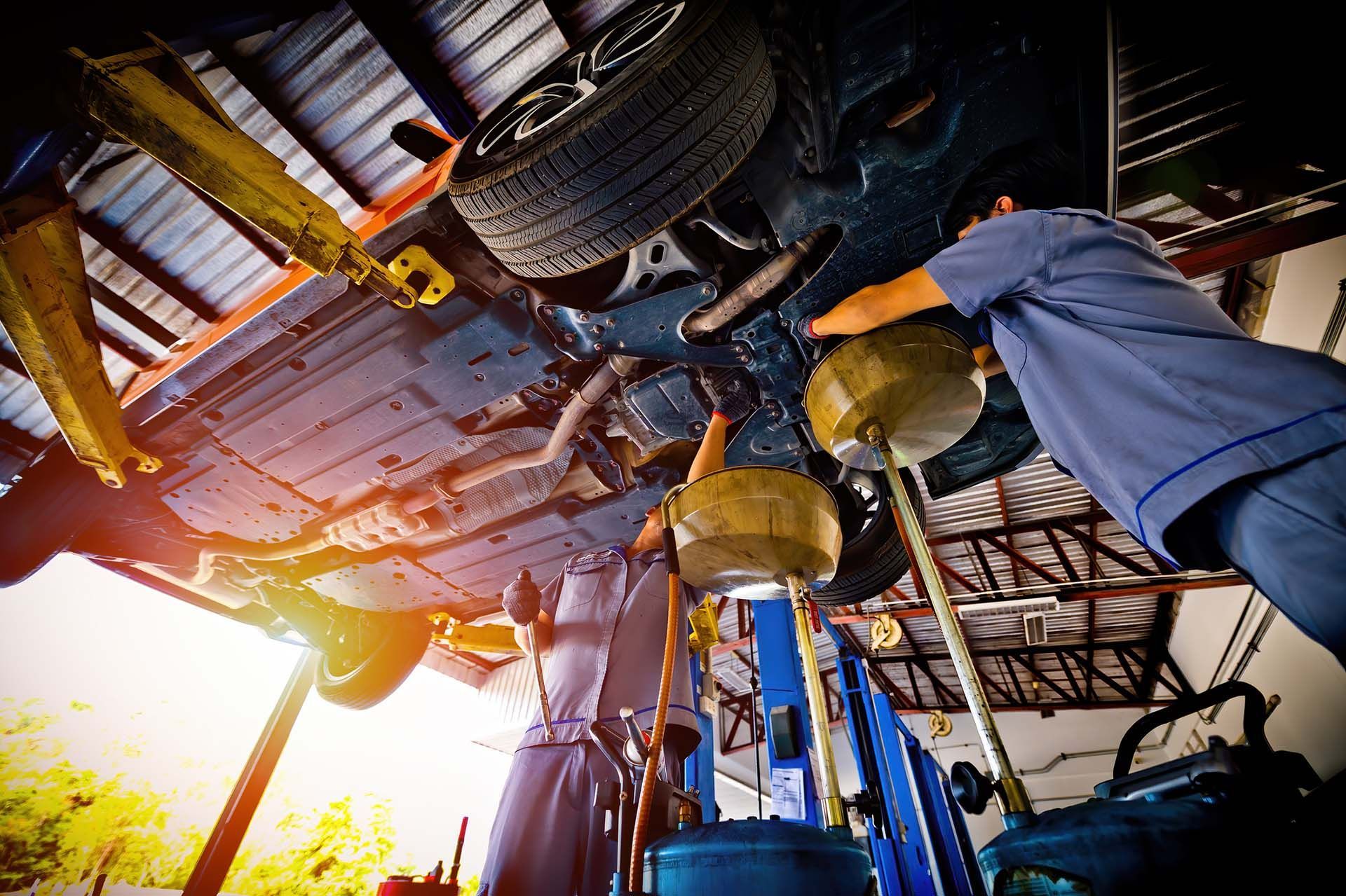 Car unit under inspection — Dallas, TX — Lone Star Engine Installation