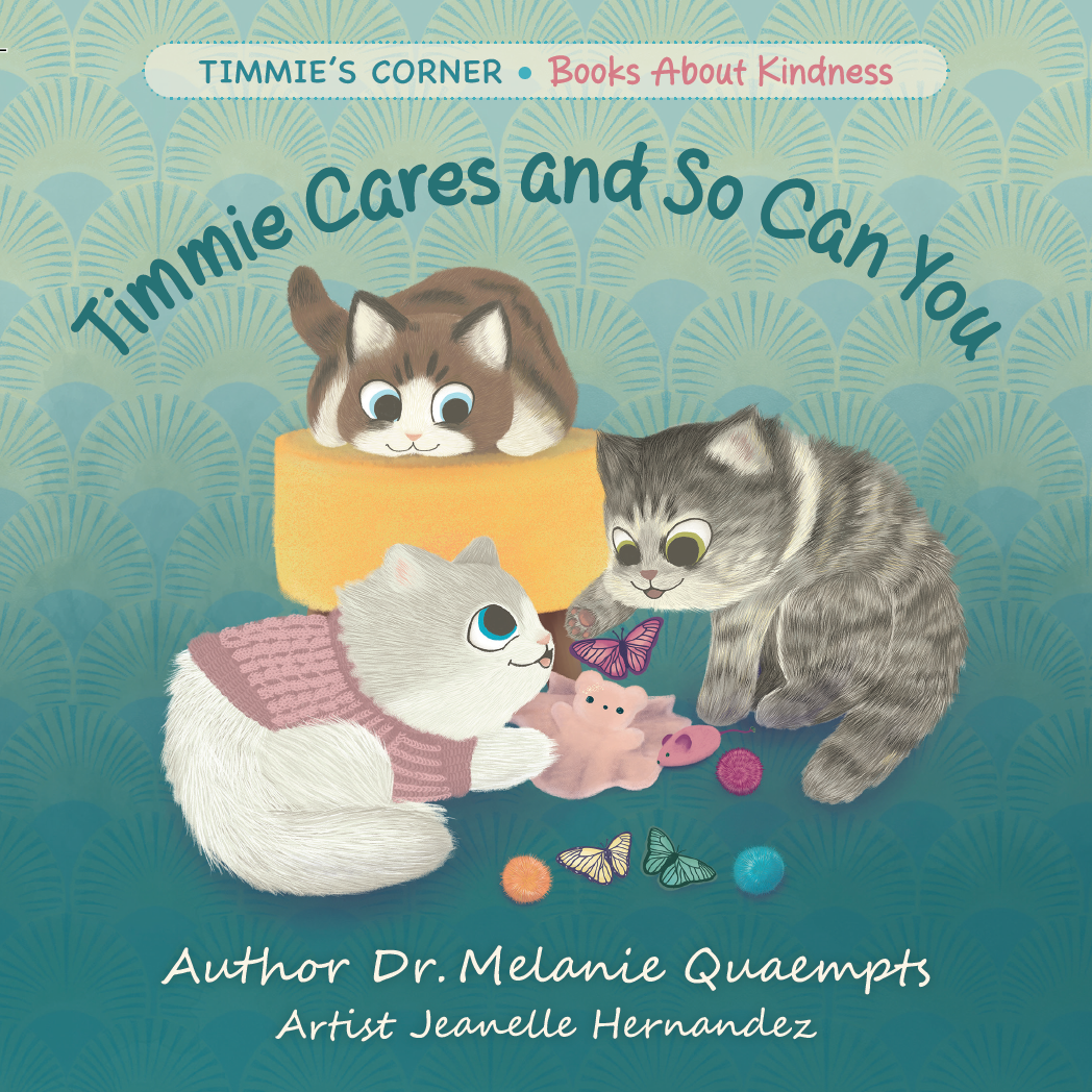 Cover art: Three cartoon cats around colorful objects. Title: