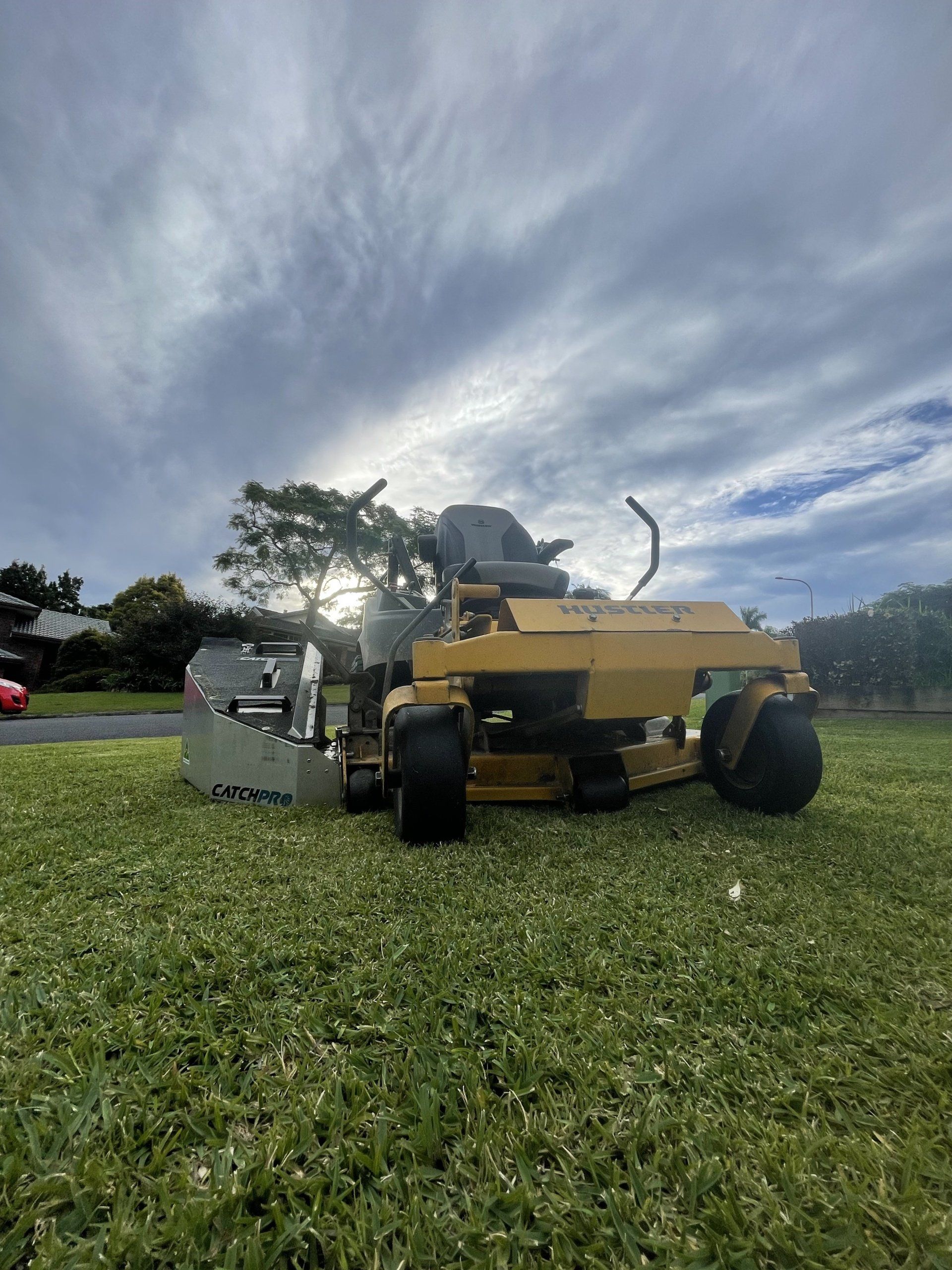 Close-up Of Lawn Mower — Lawn Care in Coffs Harbour, NSW