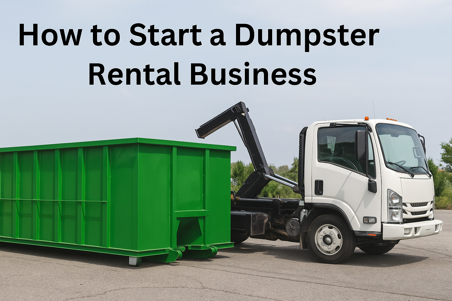 How to start a dumpster rental business in 2025