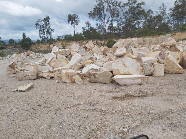 Pieces Of Wood — Helidon Sandstone Industries In Helidon, QLD