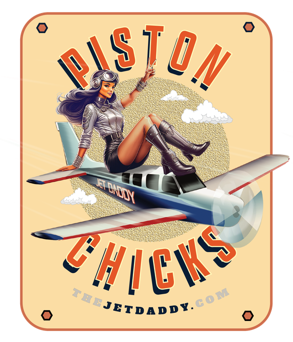 A sign that says piston chicks on it