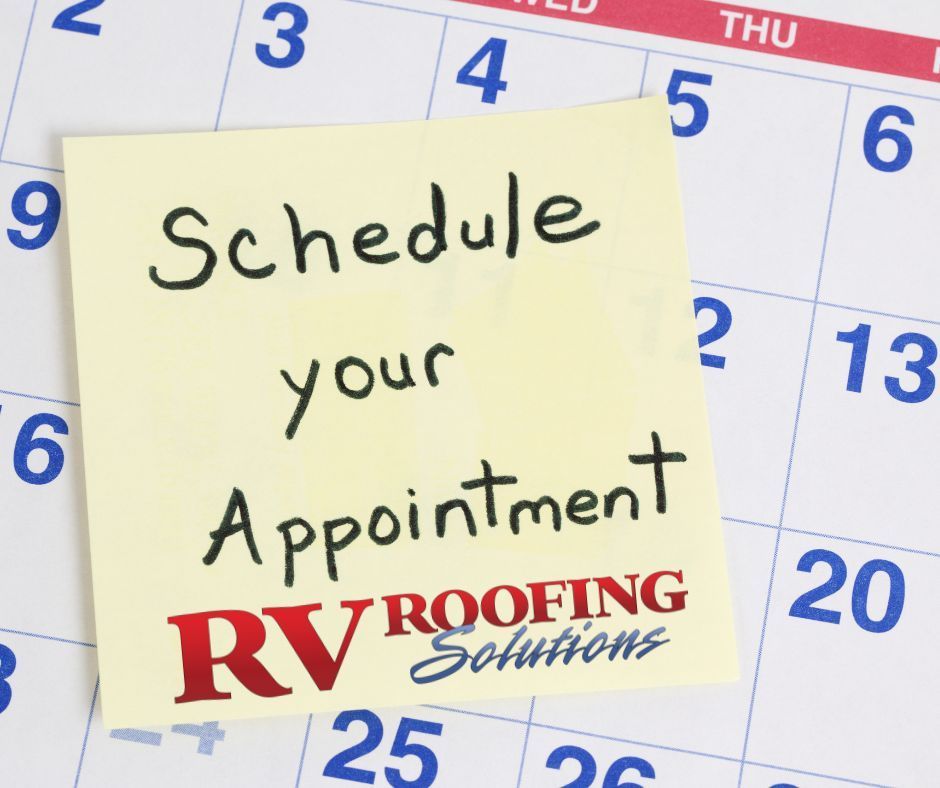 Yellow sticky note on calendar says