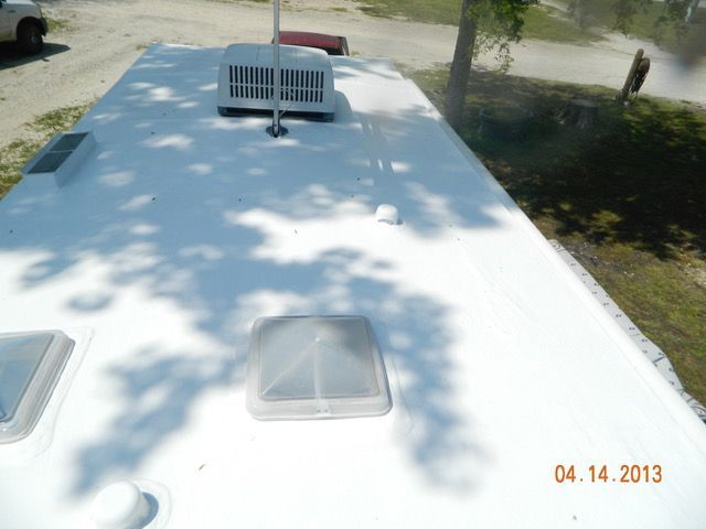An RV Roof done by RV Roofing Solutions