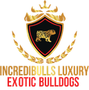 incredibulls luxury exotic bulldogs logo