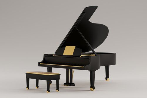Grand Piano in a Clean Background — Lincolnton, NC — Karl Park Piano Tuning and Repair