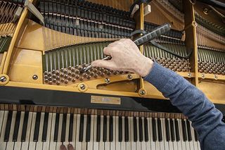 A Man Tuning the Piano — Lincolnton, NC — Karl Park Piano Tuning and Repair