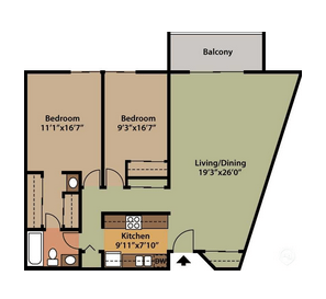 2 Bedroom