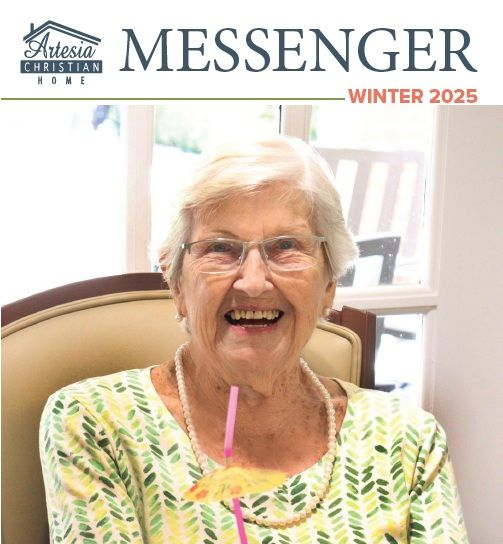 older woman with drink