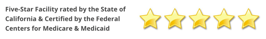 Five-Star Rated Badge with five animated stars